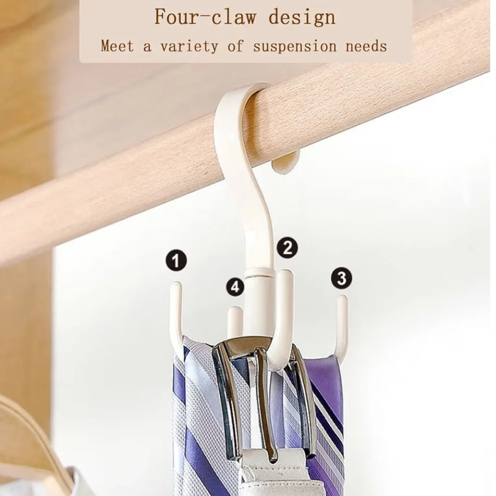 360° Rotating Hanger Hook Beige NIP